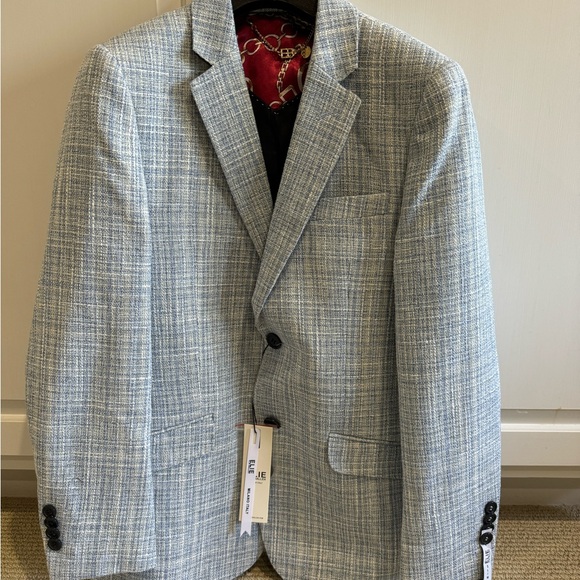 Elie Balleh boys sports coat NWT Boys size large 14 - 16 blue new with t…